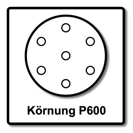 Mirka BASECUT Schleifscheiben 150 mm P600 200 Stk. ( 2x 2261109961 ) Grip 15 Loch - Toolbrothers