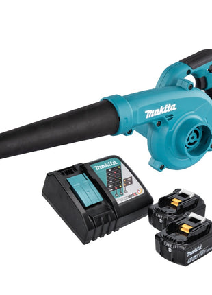Akumulatorowa dmuchawa do liści Makita DUB 185 RF 18 V + 2x akumulator 3,0 Ah + ładowarka