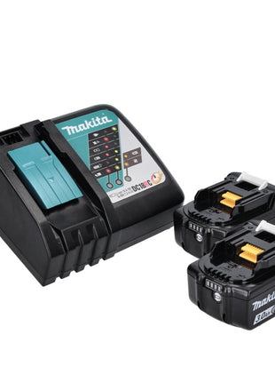 Akumulatorowa dmuchawa do liści Makita DUB 185 RF 18 V + 2x akumulator 3,0 Ah + ładowarka