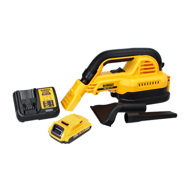 DeWalt DCV 517 D1 cordless handheld hoover 18 V 1.9 L + 1x rechargeable battery 2.0 Ah + charger