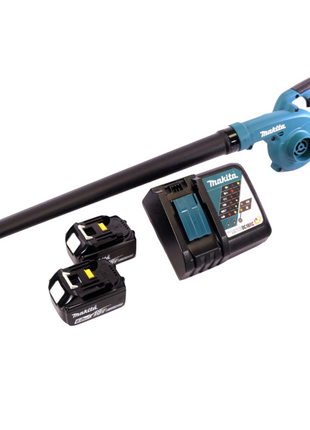 Makita DUB 186 RG Cordless blower Leaf blower 18 V + 2x rechargeable battery 6.0 Ah + charger