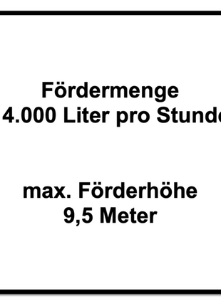 Scheppach SWP800-2 Elettropompa ad immersione 750 Watt ( 5909507901 ) - per acque scure