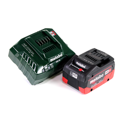 Metabo SGS 18 LTX Q Akku Gras und Strauchschere 18 V + 1x Akku 5,5 Ah + Ladegerät + metaBOX