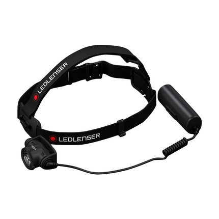 Ledlenser H7R Core LED Lampada frontale 1000 lm, IP67, nera ( 502122 ) + 1x Batteria + 1x Cavo di alimentazione