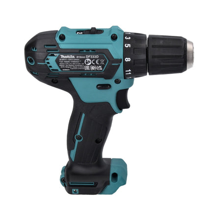 Taladro atornillador inalámbrico Maktia DF 333 DWAE 12 V máx. 30 Nm + 2 baterías 2,0 Ah + cargador + maletín
