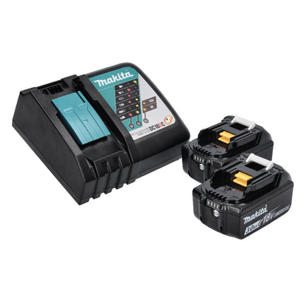 Makita DTW 180 RFJ Atornillador de impacto inalámbrico 18 V 180 Nm 3/8" sin escobillas + 2x batería 3,0 Ah + cargador + Makpac