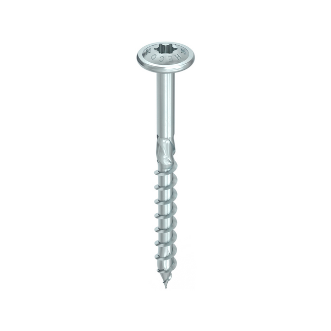HECO TOPIX plus Profi Holzbauschraube 6,0 x 180 mm 100 Stück ( 61176 ) Teilgewinde Holzschraube, Tellerkopf,  T-Drive, verzinkt blau, A3K - Toolbrothers