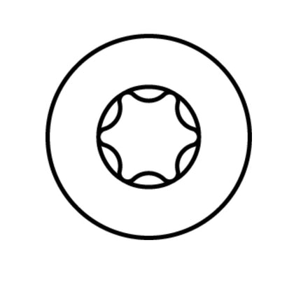 HECO TOPIX plus tornillos profesionales para construcción en madera 8,0 x 120 mm 50 piezas (61270) tornillo para madera totalmente roscado, cabeza con arandela, accionamiento en T, galvanizado azul, A3K