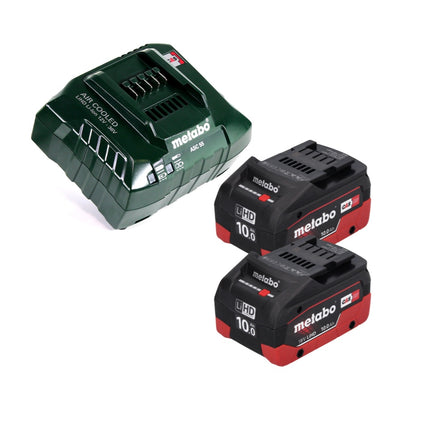 Amoladora angular a batería Metabo W 18 LTX 125 18 V 125 mm + 2x baterías 10,0 Ah + cargador + metaBOX