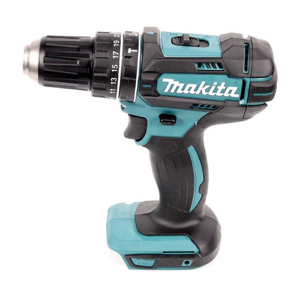 Makita DHP 482 Z Perceuse-visseuse à percussion sans fil 18 V 62 Nm + Jeu d'embouts de 44 pièces - sans batterie, sans chargeur