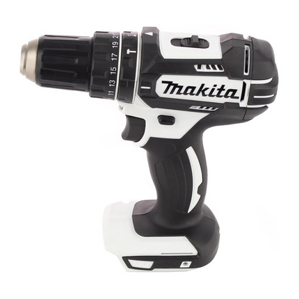 Makita DHP 482 ZW Perceuse-visseuse à percussion sans fil 18 V 62 Nm + Jeu de forets de 40 pièces - sans batterie, sans chargeur