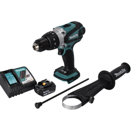 Makita DHP 458 RT1 cordless impact drill 18 V 91 Nm + 1x rechargeable battery 5.0 Ah + charger