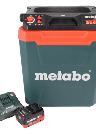 Nevera de batería Metabo KB 18 BL 18 V con función de calentamiento 28 l sin escobillas + 1x batería 8,0 Ah + cargador