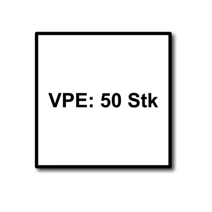 HECO MULTI MONTI plus F Screws Anchor 7.5 x 100mm, Concrete Screw, Countersunk Head, T-Drive, Blue Zinc Plated, A2K, 50 pcs. (48517)