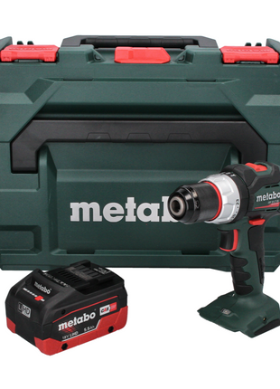 Taladro percutor a batería Metabo SB 18 LT BL 18 V 75 Nm sin escobillas + 1x batería 5,5 Ah + metaBOX - sin cargador