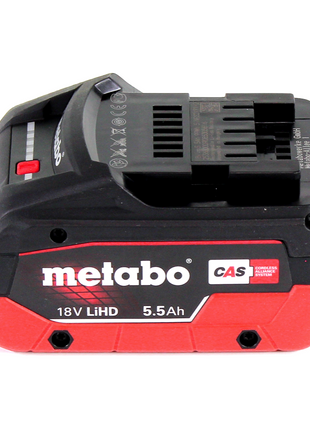 Taladro percutor a batería Metabo SB 18 LT BL 18 V 75 Nm sin escobillas + 1x batería 5,5 Ah + metaBOX - sin cargador