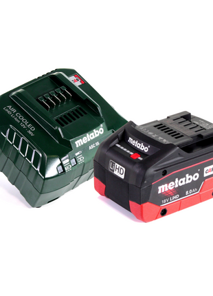 Metabo SB 18 LT BL Cordless Hammer Drill 75 Nm 18V Brushless + 1x Battery 8.0 Ah + Charger + MetaBOX Case