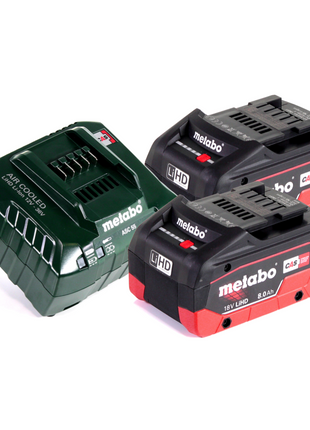 Metabo SB 18 LT BL Cordless Hammer Drill 75 Nm 18V Brushless + 2x Batteries 8.0 Ah + Charger + MetaBOX Case