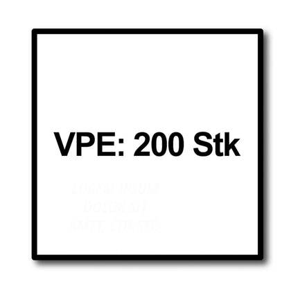 HECO MULTI MONTI plus F Screw Anchor, 7.5 x 120mm, Concrete screws, Countersunk head, T-Drive, Blue zinc-plated, A2K, 200 pcs. (4x 48519)