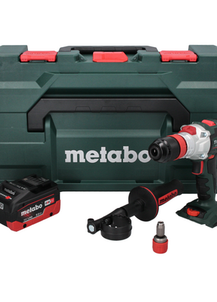 Metabo SB 18 LTX BL Q I 18 V Perceuse-visseuse à percussion sans fil 130 Nm brushless + 1x Batterie 8,0 Ah + Coffret metaBOX - sans chargeur