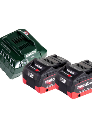 Metabo SB 18 LTX BL Q I Perceuse-visseuse à percussion sans fil 18 V 130 Nm Brushless + 2x batterie 8,0 Ah + chargeur + metaBOX