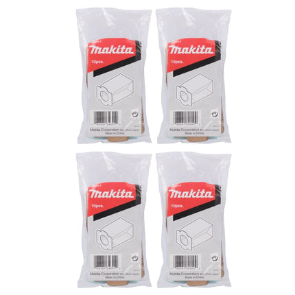 Makita Papierfilter 40 Stk. ( 4x 194565-3 ) für Staubsauger DCL 182 / 4076D / CL121D