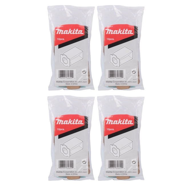Makita Papierfilter 40 Stk. ( 4x 194565-3 ) für Staubsauger DCL 182 / 4076D / CL121D