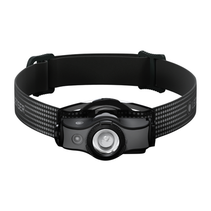 Ledlenser MH5 LED Lampada frontale 400 lm IPX4 nera / grigia ( 502147 ) + 1x Batteria + 1x Cavo di carica