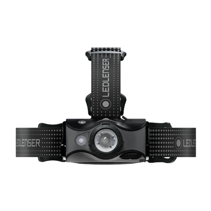 Ledlenser MH7 LED Lampada frontale 600 lm IPX4 nera / grigia ( 501599 ) + 1x Batteria + 1x Cavo di carica