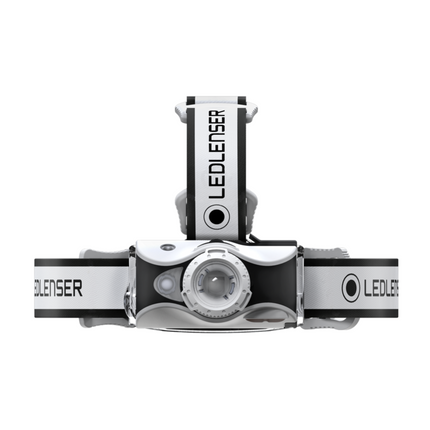 Ledlenser MH7 LED Lampada frontale 600 lm IPX4 nera / bianca ( 500990 ) + 1x Batteria + 1x Cavo di carica