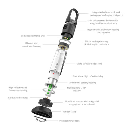 Ledlenser ML6 Laterna a LED 750 lm / IPX6 ( 502084 ) - luce calda bianca
