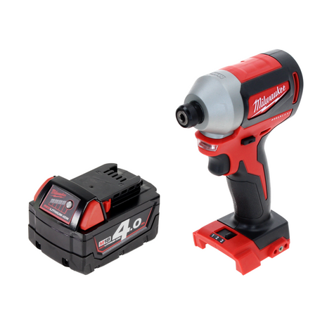Avvitatore a impulsi a batteria Milwaukee M18 BLID2-401 18 V 180 Nm 1/4" brushless + 1x batteria ricaricabile 4,0 Ah - senza caricabatterie