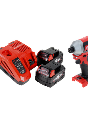 Milwaukee M18 BLID2-402FC Akku Schlagschrauber 18 V 180 Nm 1/4" Brushless + 2x Akku 4,0 Ah + Ladegerät