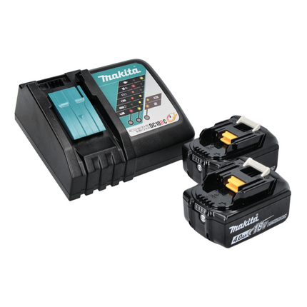 Makita DGP 180 RM Akku Fettpresse 18 V 690 bar + 2x Akku 4,0 Ah + Ladegerät