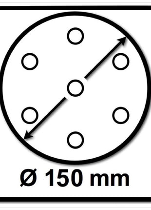 Makita Plateau de ponçage doux pour ponceuses excentriques / meuleuses, 150 mm, M8 - 4 pièces. (196684-1)