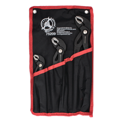 BGS technic jeu de pinces pour pompes à eau - 3 pièces. 175 / 240 / 300 mm ( 75209 )