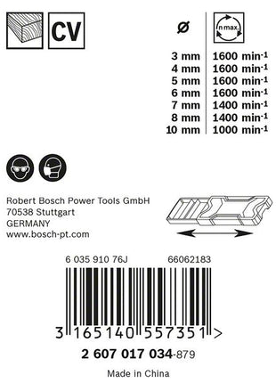 Bosch Holzbohrer Set 7 tlg. 3 - 10 mm ( 2607017034 ) - Toolbrothers