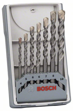 Bosch CYL-3 Jeu de forets à arbre rond - 7 pièces (2607017082) Certifié PGM Ø 4 / 5 / 6 / 7 / 8 / 10