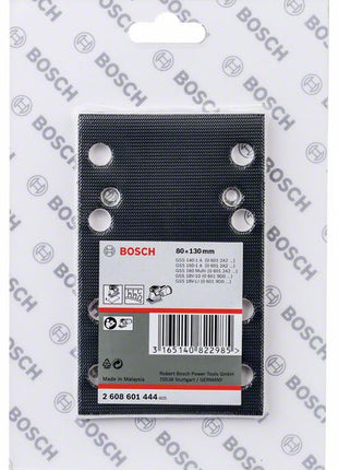 Bosch Schleifplatte 80 x 130 mm ( 2608601444 ) Schleifteller Klett für Schwingschleifer GSS 18V-10 / GSS 140-1 A / GSS 160 Multi / GSS 160-1 A / GSS Delta 1-A Professional - Toolbrothers