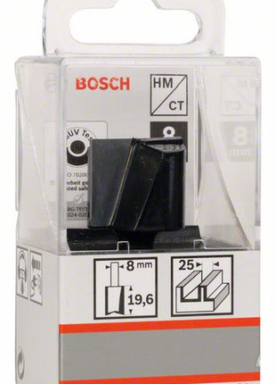 Bosch Nutenfräser Standard for Wood 8 x 25 x 51 mm ( 2608628392 ) Zweischneidig - Toolbrothers