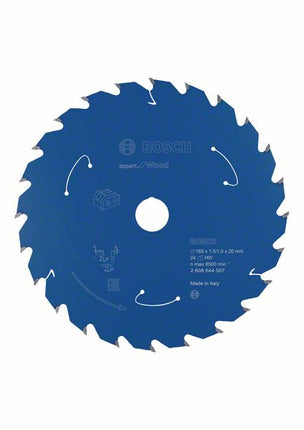 Bosch Kreissägeblatt Expert for Wood 165 x 1,0 x 20 mm 24 Zähne für Holz ( 2608644507 ) - Toolbrothers