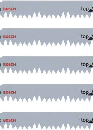 Bosch 5 Säbelsägeblätter 240 mm Top for Wood S 1531 L / S1531L ( 2608650676 ) - Toolbrothers