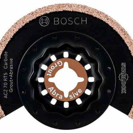 Bosch ACZ 70 RT5 Schmalschnitt Segmentsägeblatt Starlock Carbide-RIFF 70 mm VPI1 ( 2608661692 )