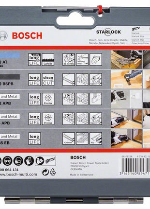 Brzeszczot do cięcia wgłębnego Bosch Best of Cutting Set Starlock 5-częściowy ( 2608664131 )