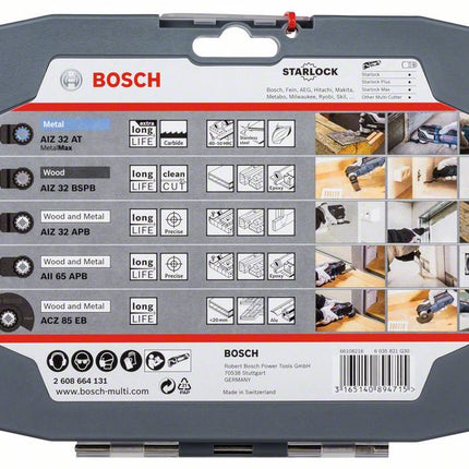 Brzeszczot do cięcia wgłębnego Bosch Best of Cutting Set Starlock 5-częściowy ( 2608664131 )