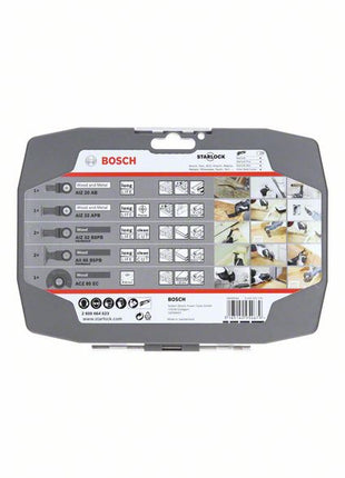 Bosch Starlock for Wood Zubehör Set 7 tlg. ( 2608664623 ) für Multifunktionswerkzeug + Koffer