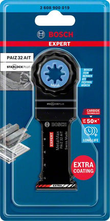 Hoja de sierra de inmersión Bosch EXPERT PAIZ 32 AIT Starlock Plus 32 x 50 mm 1 pieza (2608900019) para metal duro MetalMax - sucesor de 2608662555