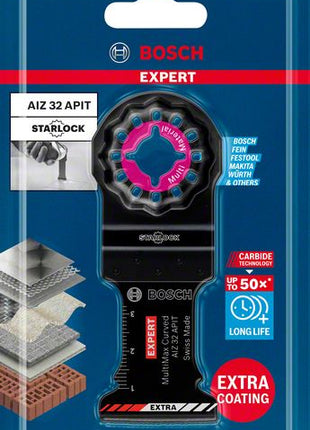 Hoja de sierra de inmersión Bosch EXPERT MultiMax AIZ 32 APIT Starlock 32 x 40 mm 1 pieza (2608900024) Carbide Multi Material - sucesor de 2608664214