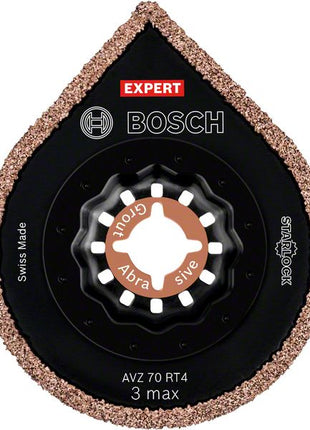 Bosch EXPERT 3 Max AVZ 70 RT4 Mörtelentferner Starlock 87 x 70 mm 1 Stk. ( 2608900041 ) für Mörtel Carbide  - Nachfolger von 2608661757