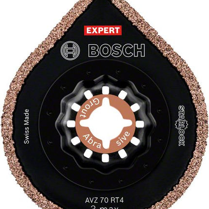 Bosch EXPERT 3 Max AVZ 70 RT4 Décapant à mortier Remover Starlock 87 x 70 mm - 1 pièce (2608900041)